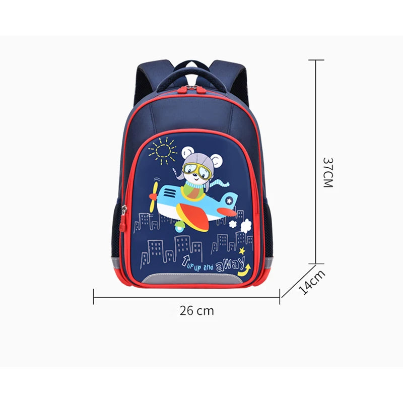 Large Capacity Cute Bears School Bags for Primary Pupils Elementary Students School Backpack Girls Boys Cartoon Book Bags Kawaii