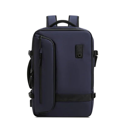 Large Capacity Expandable Airbag Backpack for Men 15.6 Inch Waterproof Laptop Business Bag Vacuum Storage Travel Black Backpacks