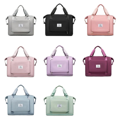 Large Capacity Foldable Travel Bags Lightweight Luggage Bag for Men and Women Dry and Wet Separation Yoga Gym Tote Bag
