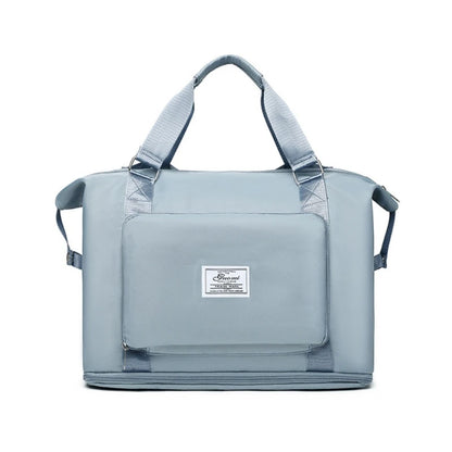 Large Capacity Foldable Travel Bags Lightweight Luggage Bag for Men and Women Dry and Wet Separation Yoga Gym Tote Bag