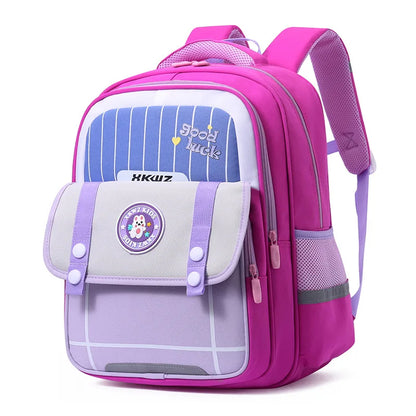 Large Capacity Lightweight Schoolbag for Primary School Boys and Girls Waterproof Outdoor Orthopedic Backpack Teenage Bookbag