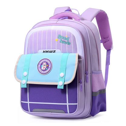 Large Capacity Lightweight Schoolbag for Primary School Boys and Girls Waterproof Outdoor Orthopedic Backpack Teenage Bookbag