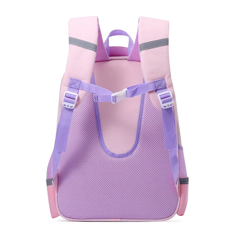 Large Capacity Lightweight Schoolbag for Primary School Boys and Girls Waterproof Outdoor Orthopedic Backpack Teenage Bookbag