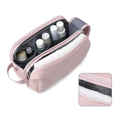 Large Capacity Makeup Travel Toiletry Bag Portable Storage for Traveling