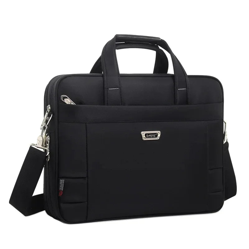 Large Capacity Men's Briefcase Business High Quality Handbag 15.6" Laptop Office Male Shoulder Messenger Bag
