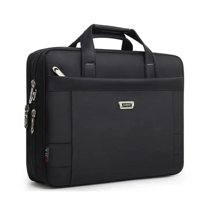 Large Capacity Men's Briefcase Business High Quality Handbag 15.6" Laptop Office Male Shoulder Messenger Bag