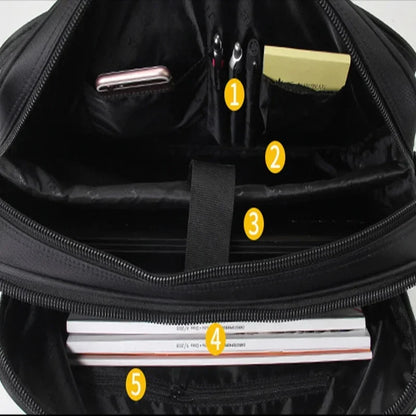 Large Capacity Men's Briefcase Business High Quality Handbag 15.6" Laptop Office Male Shoulder Messenger Bag