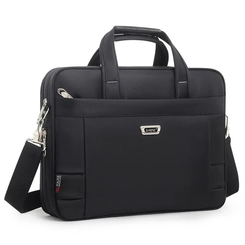 Large Capacity Men's Briefcase Business High Quality Handbag 15.6" Laptop Office Male Shoulder Messenger Bag