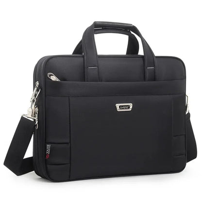 Large Capacity Men's Briefcase Business High Quality Handbag 15.6" Laptop Office Male Shoulder Messenger Bag