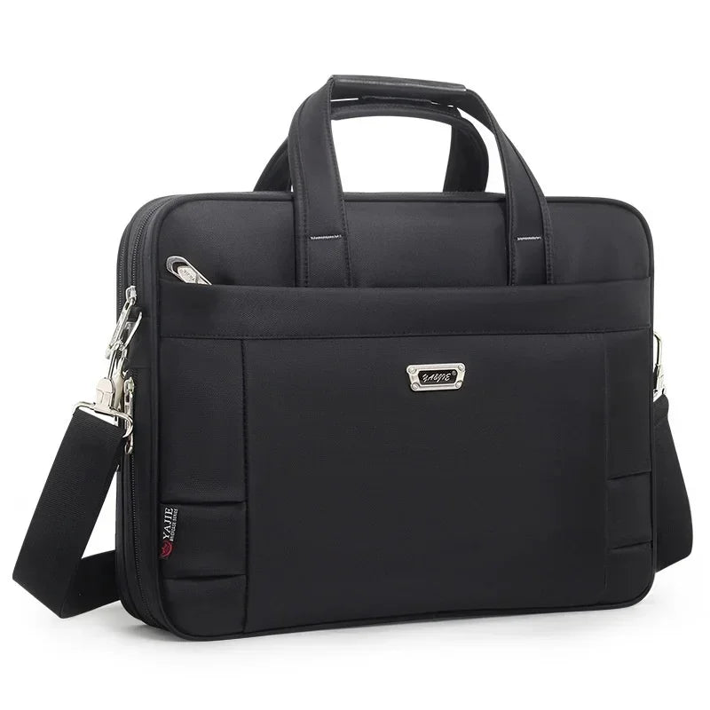 Large Capacity Men's Briefcase Business High Quality Handbag 15.6" Laptop Office Male Shoulder Messenger Bag