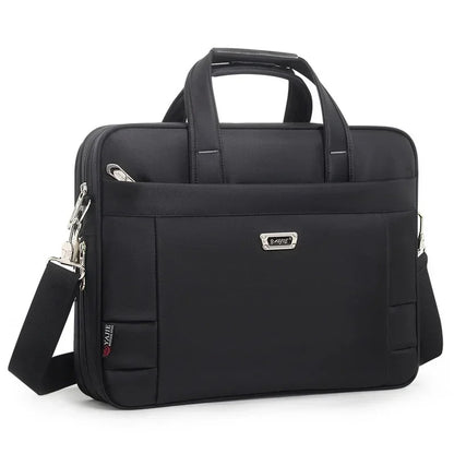 Large Capacity Men's Briefcase Business High Quality Handbag 15.6" Laptop Office Male Shoulder Messenger Bag