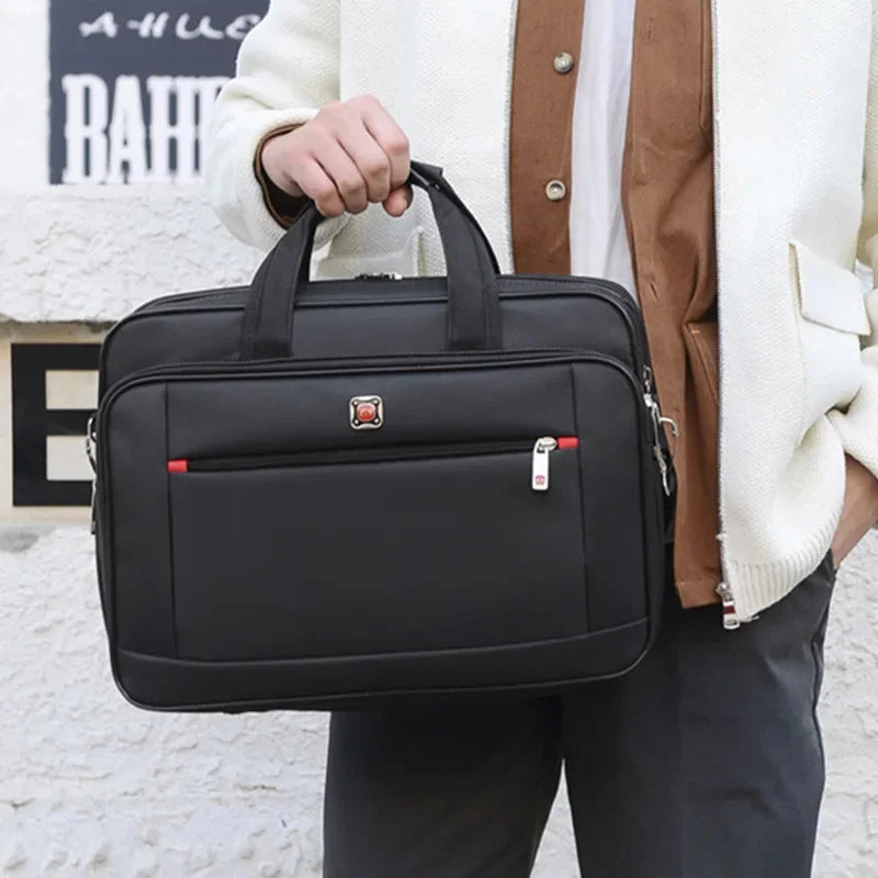 Large Capacity Men's Briefcase Business Laptop Fashion Man Handbag Office Male Shoulder Messenger Bag