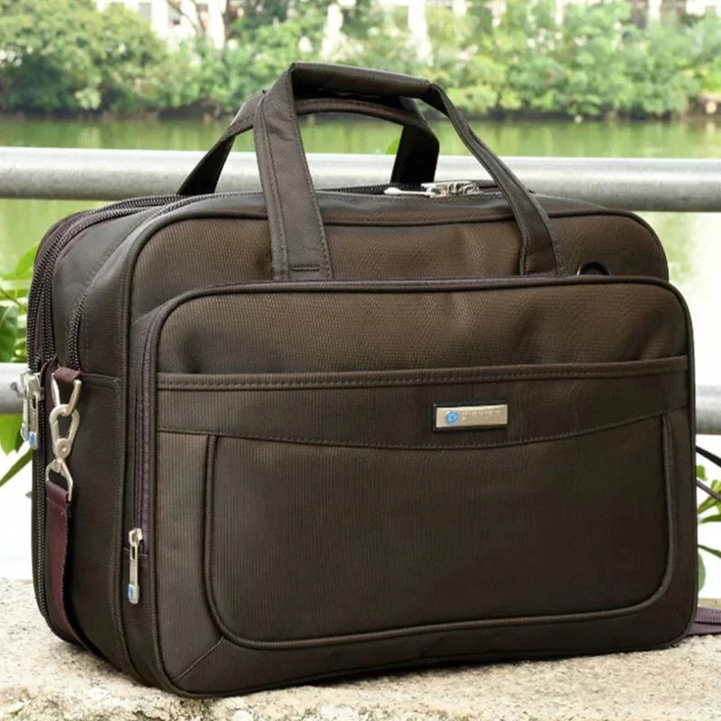 Large Capacity Men's Handbag Business Briefcase 16" inches Laptop Fashion Travel Male Shoulder Messenger Bag