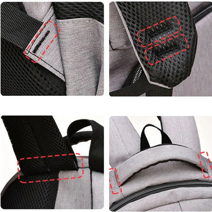 Large Capacity Men's Laptop 15.6 Inch Backpack Oxford Multifunctional School Bag Rucksack Travel Schoolbag Back Pack For Male