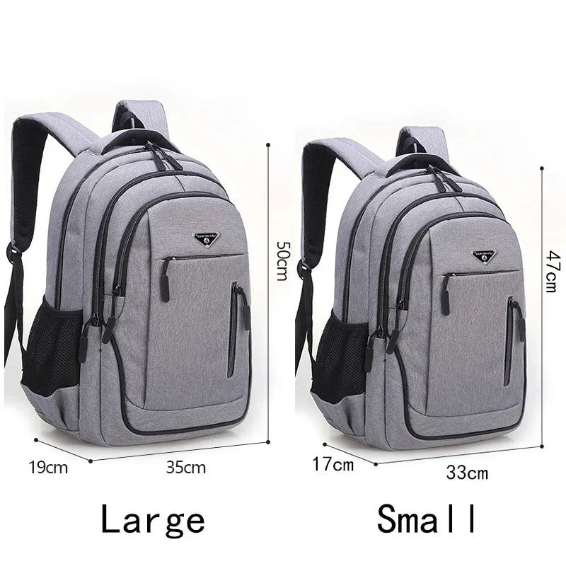 Large Capacity Men's Laptop 15.6 Inch Backpack Oxford Multifunctional School Bag Rucksack Travel Schoolbag Back Pack For Male