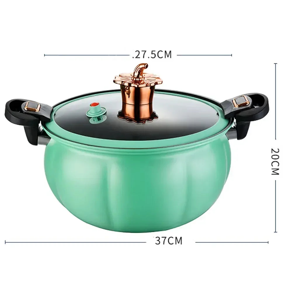 Large Capacity Micro Pressure Pot Maifanshi Non Stick Pumpkin Cooking Pot Household Stewing Pot with Steamer Soup Stewing Pot