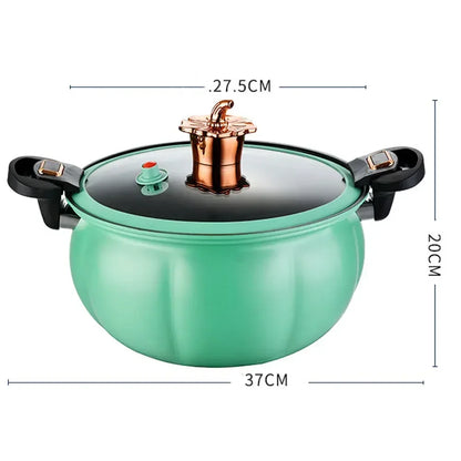 Large Capacity Micro Pressure Pot Maifanshi Non Stick Pumpkin Cooking Pot Household Stewing Pot with Steamer Soup Stewing Pot