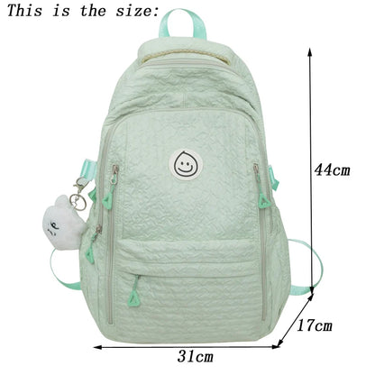 Large Capacity Multi-Pocket Female Backpack Book School Bag for Teenage Girls Boys Student Women's Travel Rucksack 2023 New