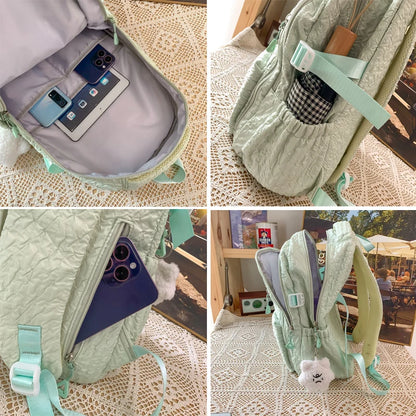 Large Capacity Multi-Pocket Female Backpack Book School Bag for Teenage Girls Boys Student Women's Travel Rucksack 2023 New