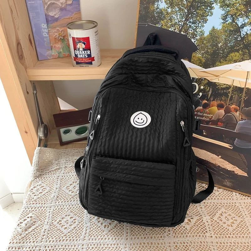 Large Capacity Multi-Pocket Female Backpack Book School Bag for Teenage Girls Boys Student Women's Travel Rucksack 2023 New