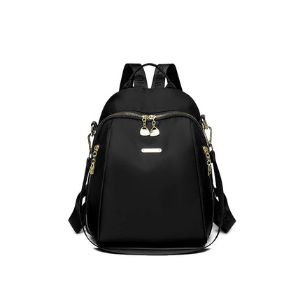 Large Capacity Multifunctional Simple Style Casual Travel Women Anti-theft Backpack Waterproof Fabric Large Female Shoulder Bag
