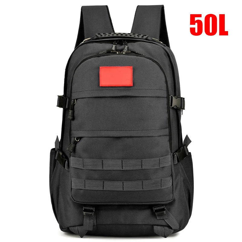 Large Capacity Outdoor Backpack 30L/50L Tactical Military Rucksacks 1000D Nylon Waterproof Fishing Camping Travel Men’s Bags