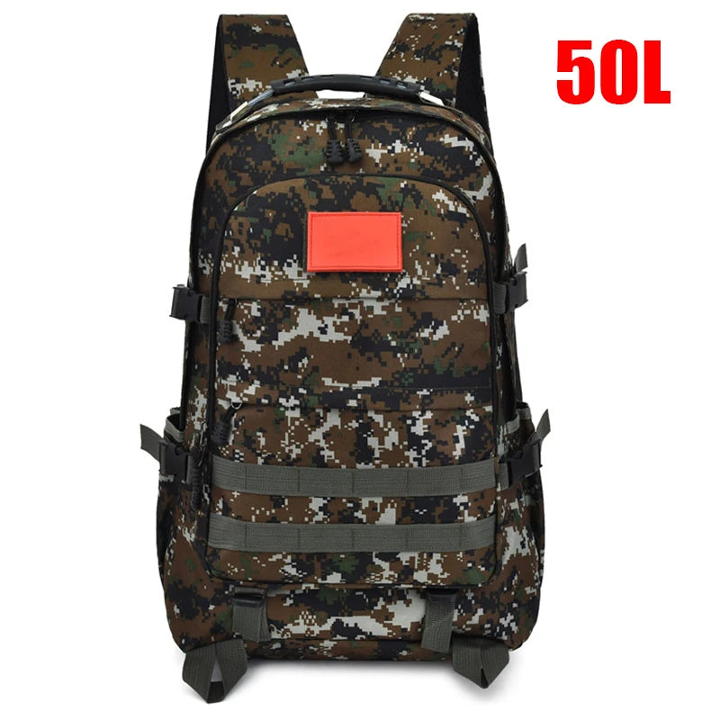 Large Capacity Outdoor Backpack 30L/50L Tactical Military Rucksacks 1000D Nylon Waterproof Fishing Camping Travel Men’s Bags