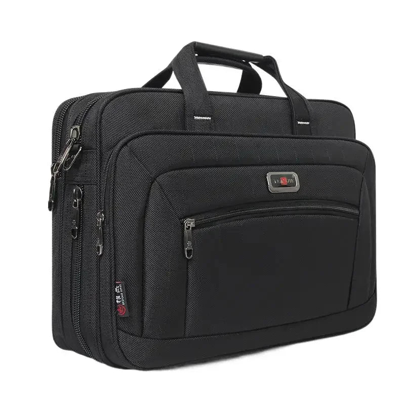 Large Capacity Oxford Men's Briefcase Business Handbag 15.6 "Inch Laptop Office Male Shoulder Messenger Bag