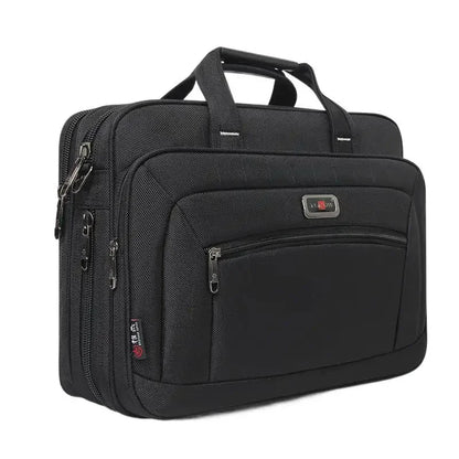 Large Capacity Oxford Men's Briefcase Business Handbag 15.6 "Inch Laptop Office Male Shoulder Messenger Bag