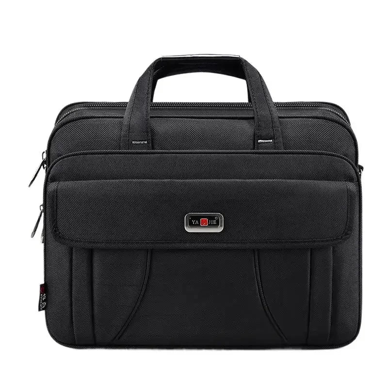 Large Capacity Oxford Men's Briefcase Business Handbag 15.6 "Inch Laptop Office Male Shoulder Messenger Bag