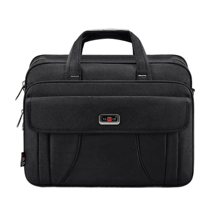 Large Capacity Oxford Men's Briefcase Business Handbag 15.6 "Inch Laptop Office Male Shoulder Messenger Bag