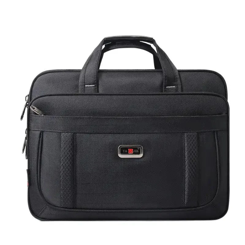Large Capacity Oxford Men's Briefcase Business Handbag 15.6 "Inch Laptop Office Male Shoulder Messenger Bag