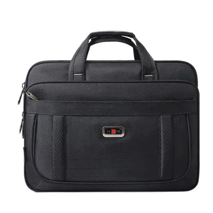Large Capacity Oxford Men's Briefcase Business Handbag 15.6 "Inch Laptop Office Male Shoulder Messenger Bag