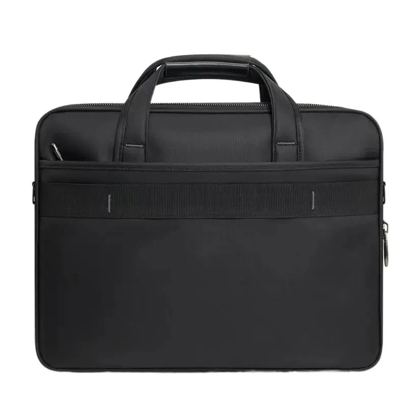 Large Capacity Oxford Men's Briefcase Waterproof 15.6 "Inch Laptop Business Hand File Fashion Shoulder Messenger Bag