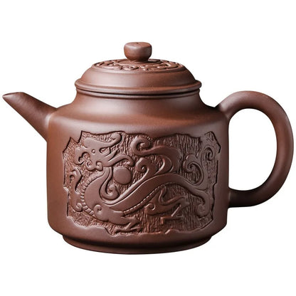 Large Capacity Purple Sand Bubble Teapot Ceramic Household Chinese Tea Set Hot Sale Teacup Set