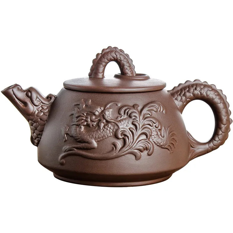 Large Capacity Purple Sand Pot Handmade Chinese Clay Teapot Tea Cup Household Ceramic Kettle