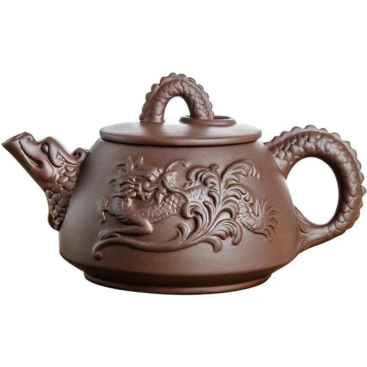 Large Capacity Purple Sand Pot Handmade Chinese Clay Teapot Tea Cup Household Ceramic Kettle