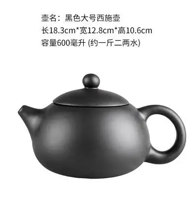 Large Capacity Purple Sand Pot Teaware, Handmade Ball Filter, Bubble Teapot, Ceramic Household Chinese Tea Set, Hot Sale