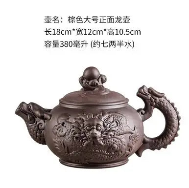 Large Capacity Purple Sand Pot Teaware, Handmade Ball Filter, Bubble Teapot, Ceramic Household Chinese Tea Set, Hot Sale