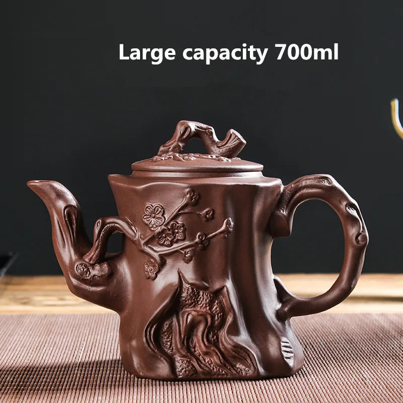 Large Capacity Purple Sand Pot Teaware, Handmade Ball Filter, Bubble Teapot, Ceramic Household Chinese Tea Set, Hot Sale