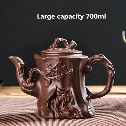 Large Capacity Purple Sand Pot Teaware, Handmade Ball Filter, Bubble Teapot, Ceramic Household Chinese Tea Set, Hot Sale