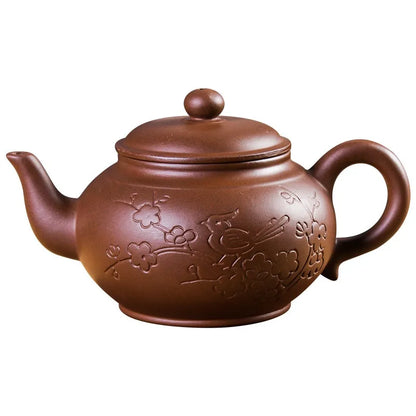 Large Capacity Purple Sand Pot Teaware Handmade Ball Filter Bubble Teapot Ceramic Household Chinese Tea Set