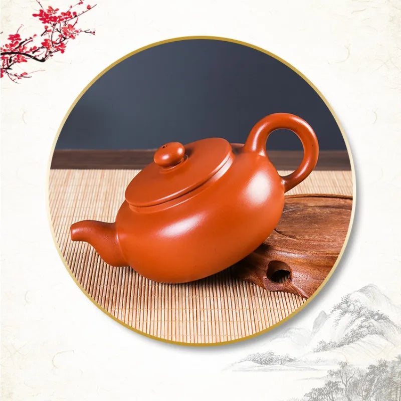 Large Capacity Purple Sand Pot Teaware Handmade Ball Filter Bubble Teapot Ceramic Household Chinese Tea Set