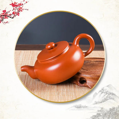 Large Capacity Purple Sand Pot Teaware Handmade Ball Filter Bubble Teapot Ceramic Household Chinese Tea Set