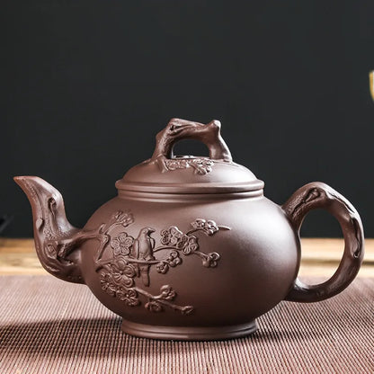 Large Capacity Purple Sand Pot Teaware, Handmade Ball Filter, Bubble Teapot, Ceramic Household Chinese Tea Set, Hot Sale