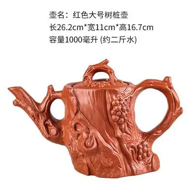 Large Capacity Purple Sand Pot Teaware, Handmade Ball Filter, Bubble Teapot, Ceramic Household Chinese Tea Set, Hot Sale