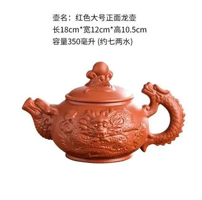Large Capacity Purple Sand Teapot, Household Kung Fu Cup, Yixing Zhu Ni, Plum Blossom Pot, Large Tea Pot, Ceramic Kettle