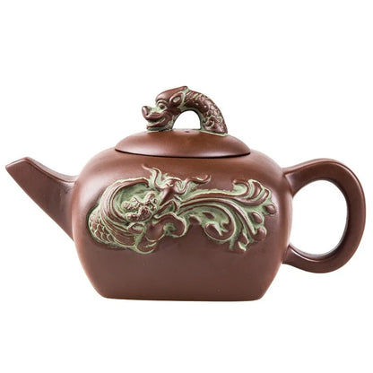 Large Capacity Purple Sand Teapot Household Kung Fu Cup Yixing Zhu Ni Plum Blossom Pot Large Tea Pot Ceramic Kettle