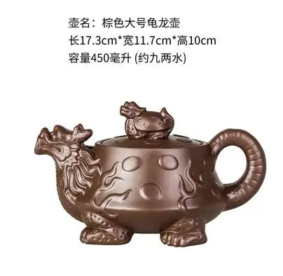 Large Capacity Purple Sand Teapot, Household Kung Fu Cup, Yixing Zhu Ni, Plum Blossom Pot, Large Tea Pot, Ceramic Kettle