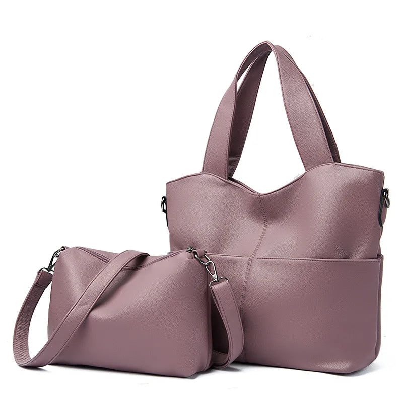 Large Capacity Soft Leather Women Shoulder Crossbody Bags High Quality Female Purses and Handbags Luxury Designer Messenger Bags